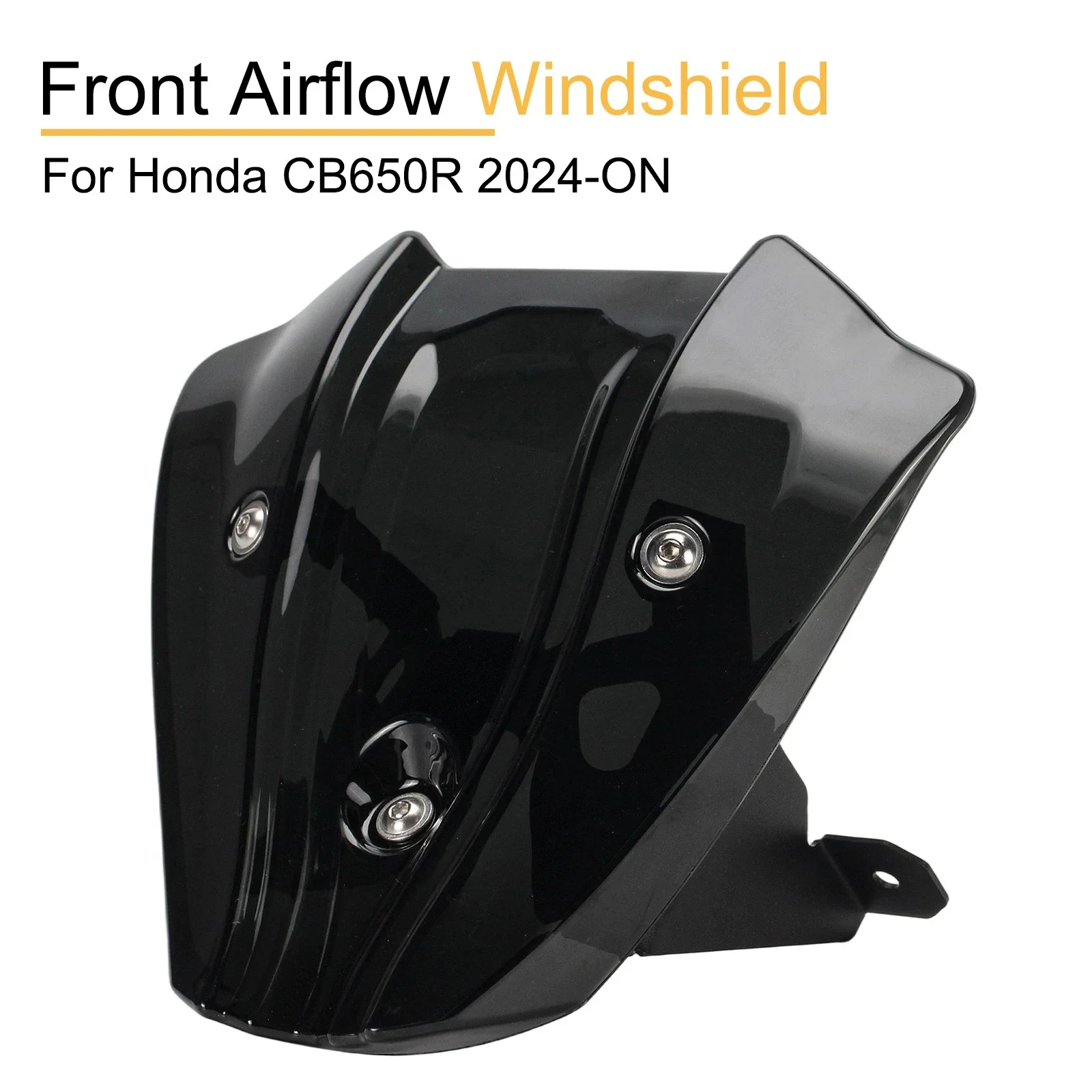 1 PC Black Motorcycle Front Windshield Windscreen For Honda CB650R CB 650 R 2024-ON Airflow Wind Deflector Accessories
1 PC Black Motorcycle Front Windshield Windscreen For Honda CB650R CB 650 R 2024-ON Airflow Wind Deflector Accessories