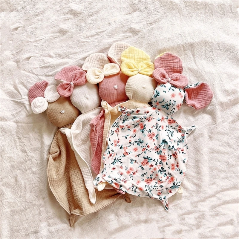 Newborn Baby Soft Bow Bear Sleeping Dolls Kids Fashion Sleep Toy Soothe Appease Towel Bibs Muslin Print Blanket Animal Toys Gift
Newborn Baby Soft Bow Bear Sleeping Dolls Kids Fashion Sleep Toy Soothe Appease Towel Bibs Muslin Print Blanket Animal Toys Gift