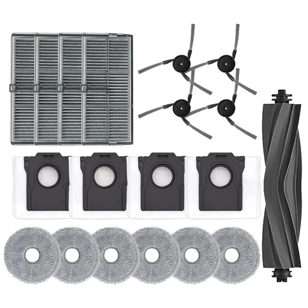 For X40 Ultra/ X40Pro Accessories Main Side Brush Hepa Filter Mop Pads Rags Dust Bag Robot Vacuum Spare
For X40 Ultra/ X40Pro Accessories Main Side Brush Hepa Filter Mop Pads Rags Dust Bag Robot Vacuum Spare