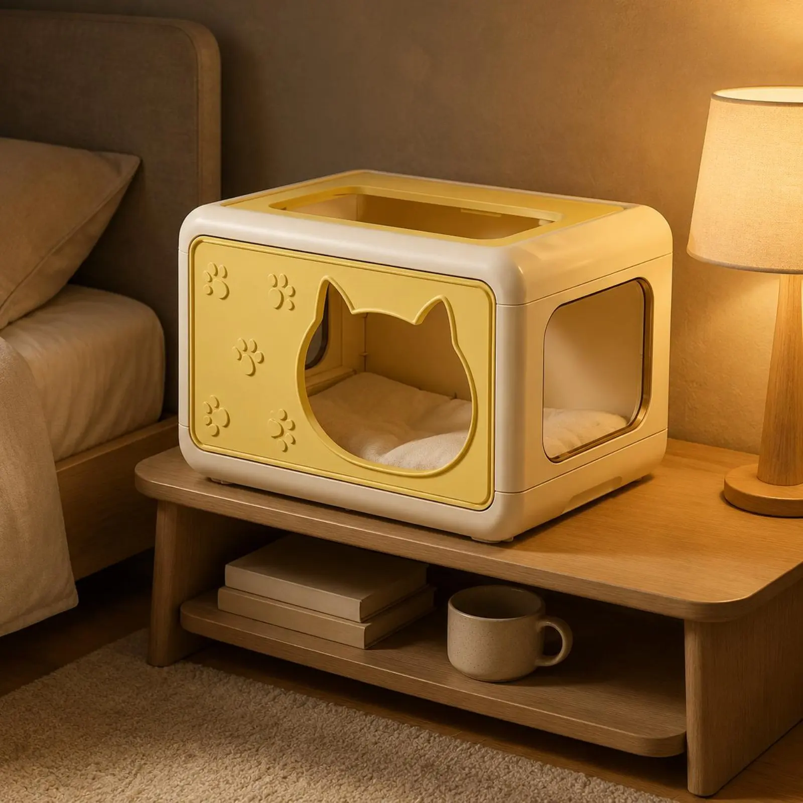 Enclosed Kitten House Non Semi Closed Kitten Shelter Semi-Closed Pet Hideout Warm Pet Furniture Anti-Slip Bottom for Indoor
Enclosed Kitten House Non Semi Closed Kitten Shelter Semi-Closed Pet Hideout Warm Pet Furniture Anti-Slip Bottom for Indoor