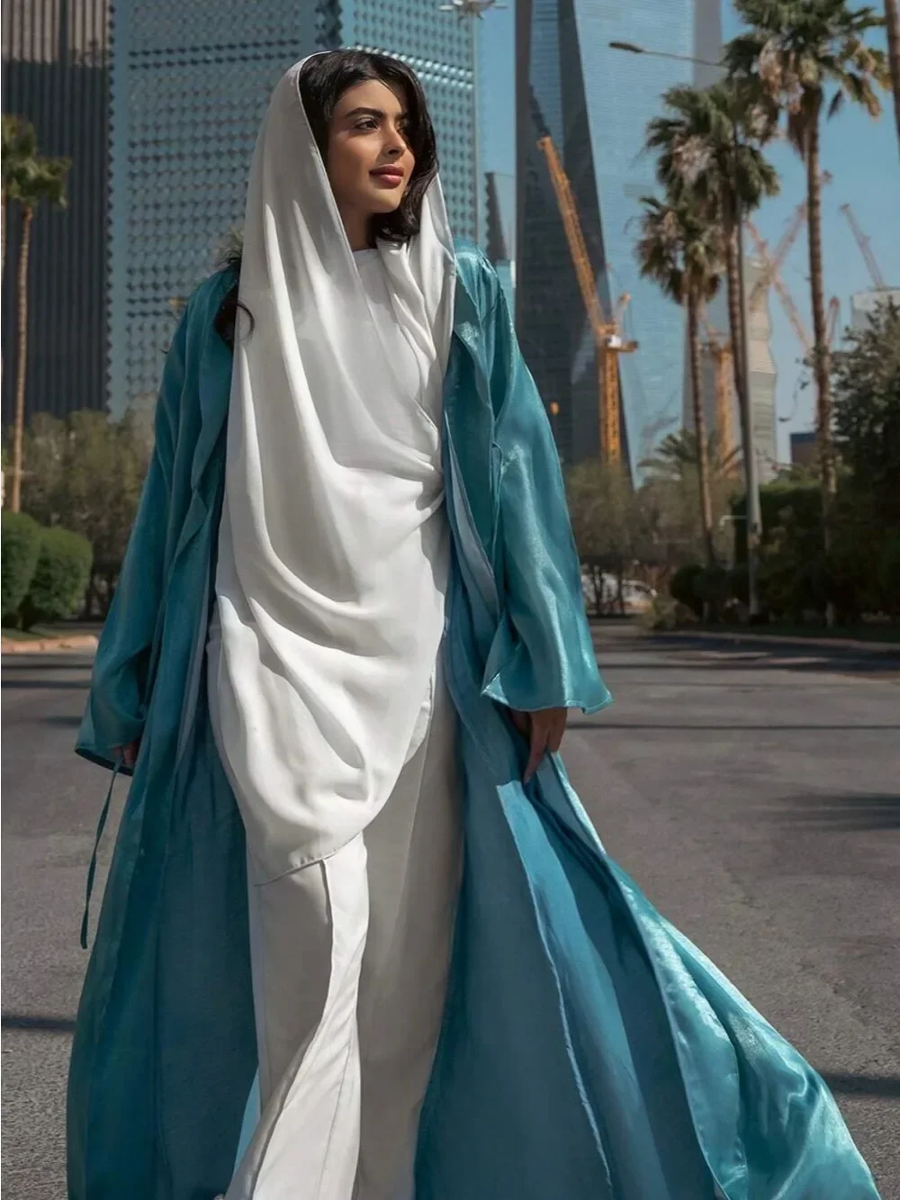 Ramadan Muslim Women Abaya Long Dress Eid Open Lace Up Morocco Kaftan Vestidos Cardigan Robe Dubai Arab Abayas Islam Jalabiya
Ramadan Muslim Women Abaya Long Dress Eid Open Lace Up Morocco Kaftan Vestidos Cardigan Robe Dubai Arab Abayas Islam Jalabiya