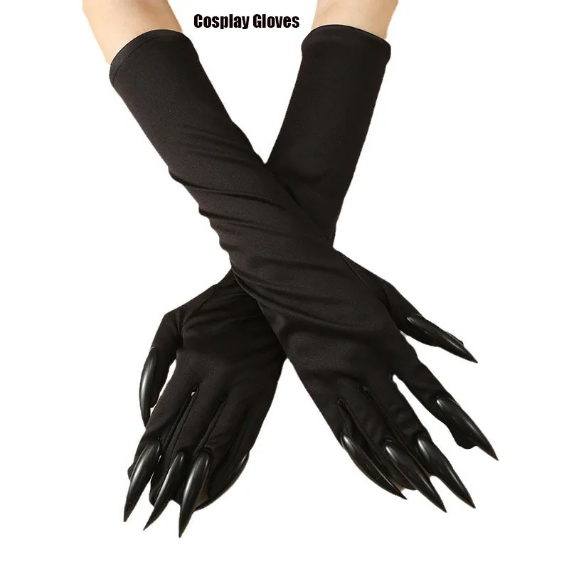 Cosplay Gloves with Claws - Anime Role-Playing Props for Halloween, Comic Con, Fantasy Costume (Black/Grey)
Cosplay Gloves with Claws - Anime Role-Playing Props for Halloween, Comic Con, Fantasy Costume (Black/Grey)