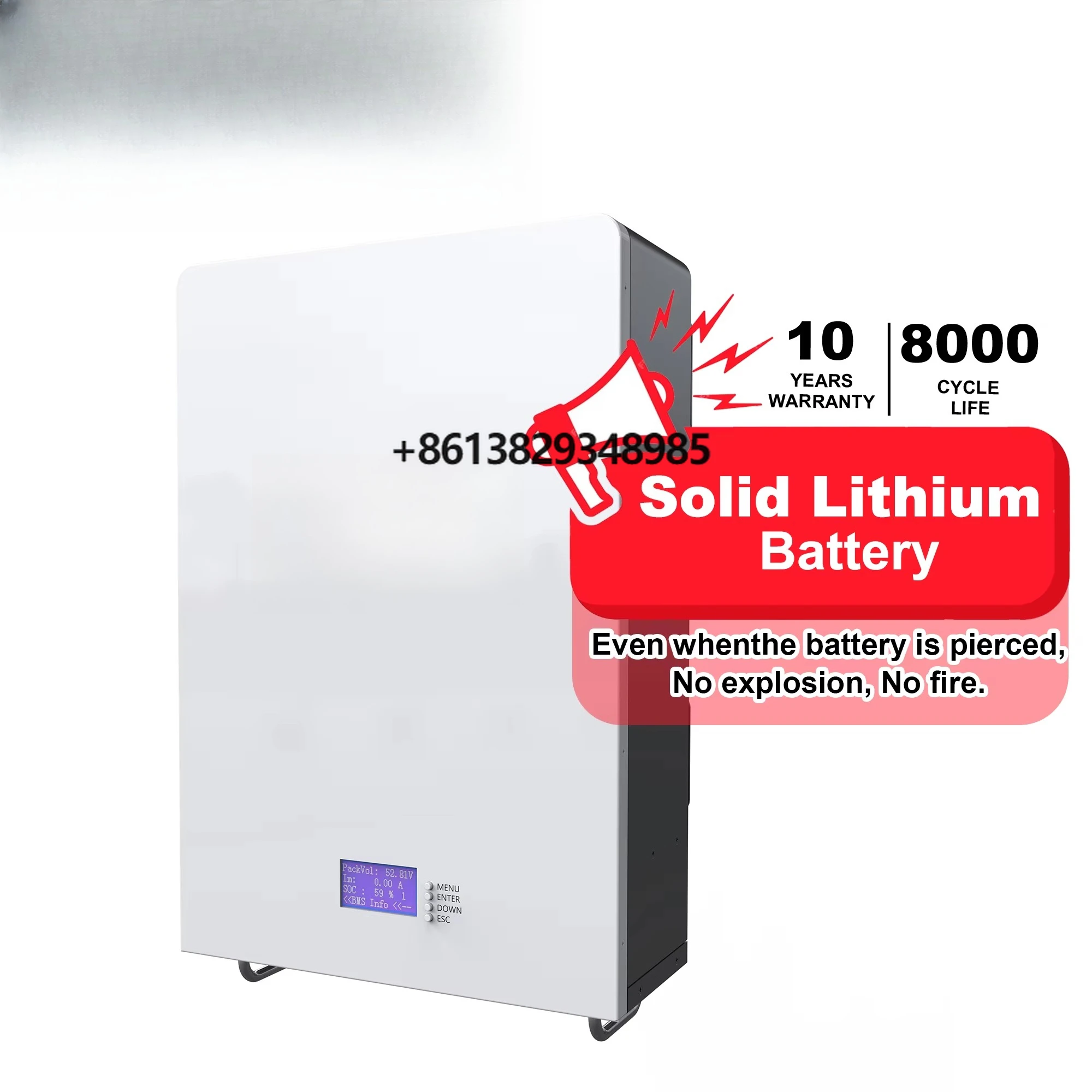 Solar System Lithium Battery for 48V 100Ah Solar Energy
Solar System Lithium Battery for 48V 100Ah Solar Energy
