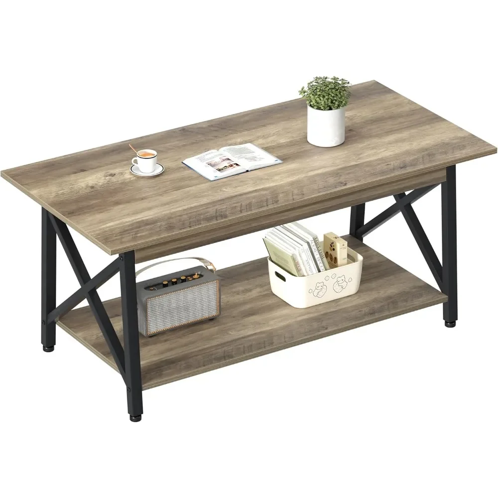 Coffee Table with Storage, 39inch Modern 2-Tier Coffee Tables for Living Room,Farmhouse Coffee Table Living Room Small Tables
Coffee Table with Storage, 39inch Modern 2-Tier Coffee Tables for Living Room,Farmhouse Coffee Table Living Room Small Tables