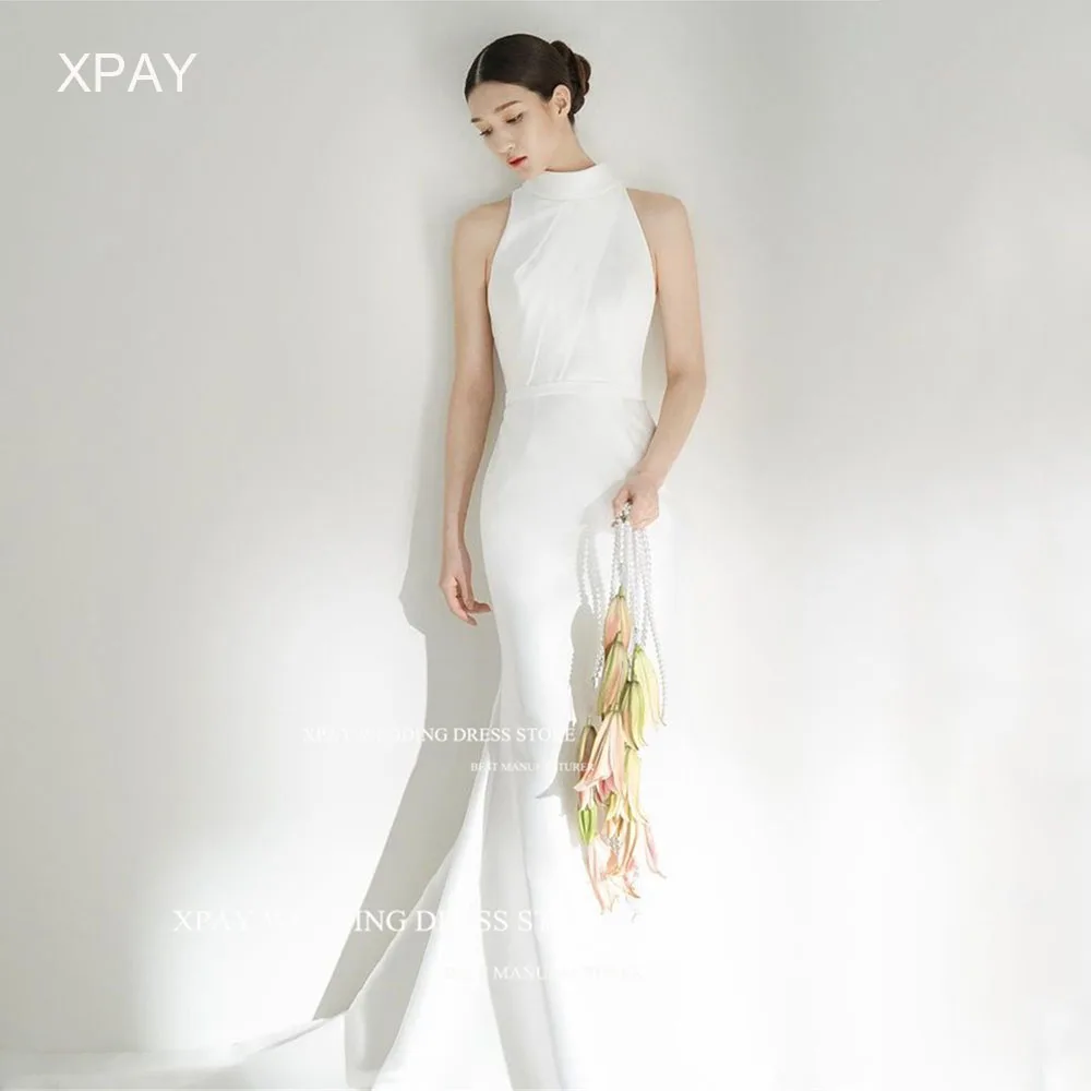 XPAY Halter O Neck Mermaid Korea Wedding Dresses Photo Shoot Sleeveless Backless Bridal Gowns Corset Customized Bride Dress
XPAY Halter O Neck Mermaid Korea Wedding Dresses Photo Shoot Sleeveless Backless Bridal Gowns Corset Customized Bride Dress