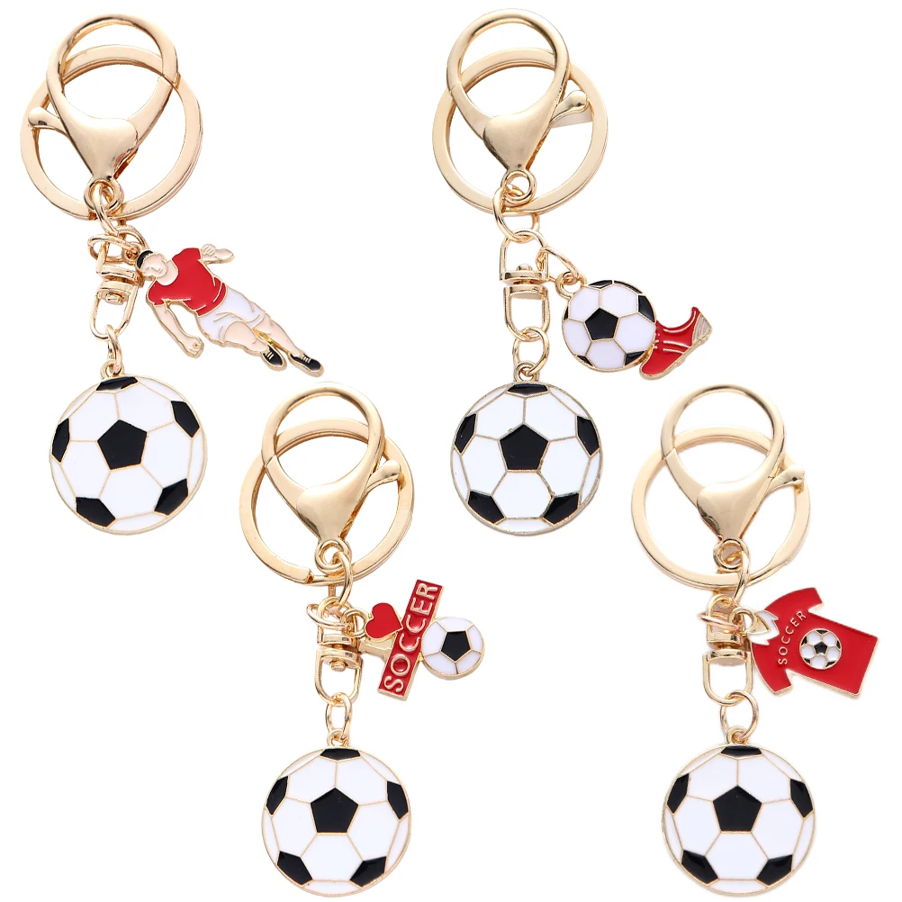 4pcs Football Keychain Zinc Alloy Sports Birthday Gift Match Favors Hanging Decoration Key Holder Ring Bag Pendant Soccer Ball
4pcs Football Keychain Zinc Alloy Sports Birthday Gift Match Favors Hanging Decoration Key Holder Ring Bag Pendant Soccer Ball