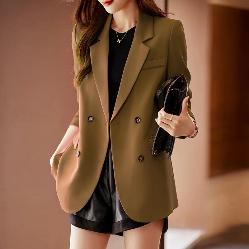 Cé Brown Women's Suit Jaet Casual Faionable Spring Autumn Large Size Street Sle Small Western Clothes Top
Cé Brown Women's Suit Jaet Casual Faionable Spring Autumn Large Size Street Sle Small Western Clothes Top