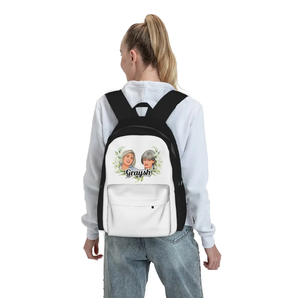Prue And Trude Backpack Boys Girls BookBag Kids School Bag Computer Shoulder Bags for Men Women
Prue And Trude Backpack Boys Girls BookBag Kids School Bag Computer Shoulder Bags for Men Women