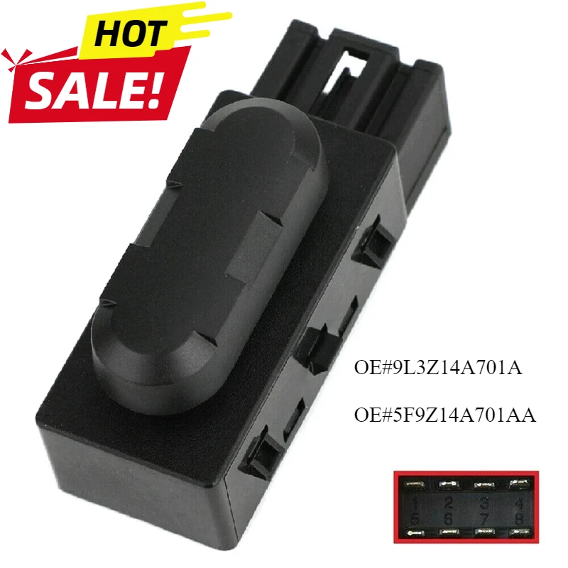 6 Way Power Seat Switch Parts For Ford F150 Ford F250 F350 F450 F550 Super Duty 2009-2014 9L3Z14A701A 5F9Z14A701AA
6 Way Power Seat Switch Parts For Ford F150 Ford F250 F350 F450 F550 Super Duty 2009-2014 9L3Z14A701A 5F9Z14A701AA