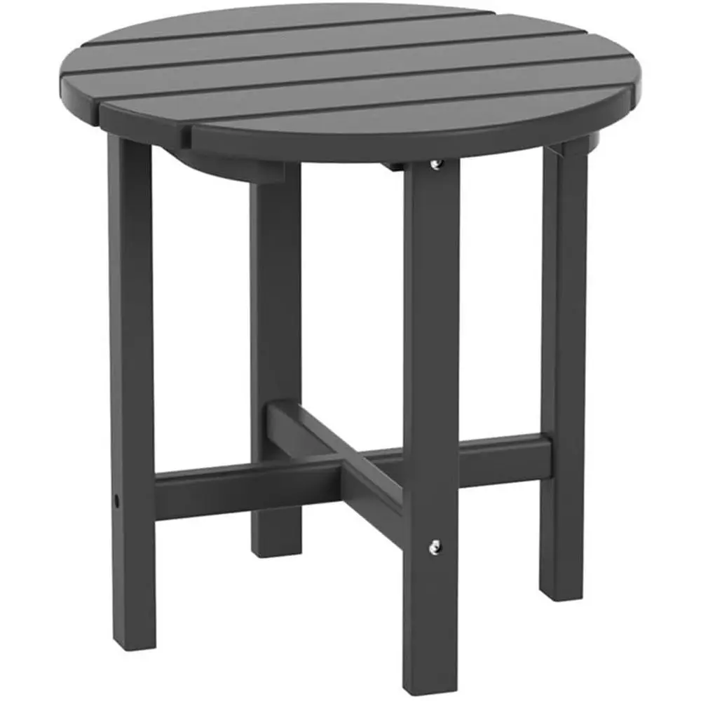 Gray Weather-Resistant Outdoor Side Table for Patio, Balcony, Pool, and Backyard Use
Gray Weather-Resistant Outdoor Side Table for Patio, Balcony, Pool, and Backyard Use