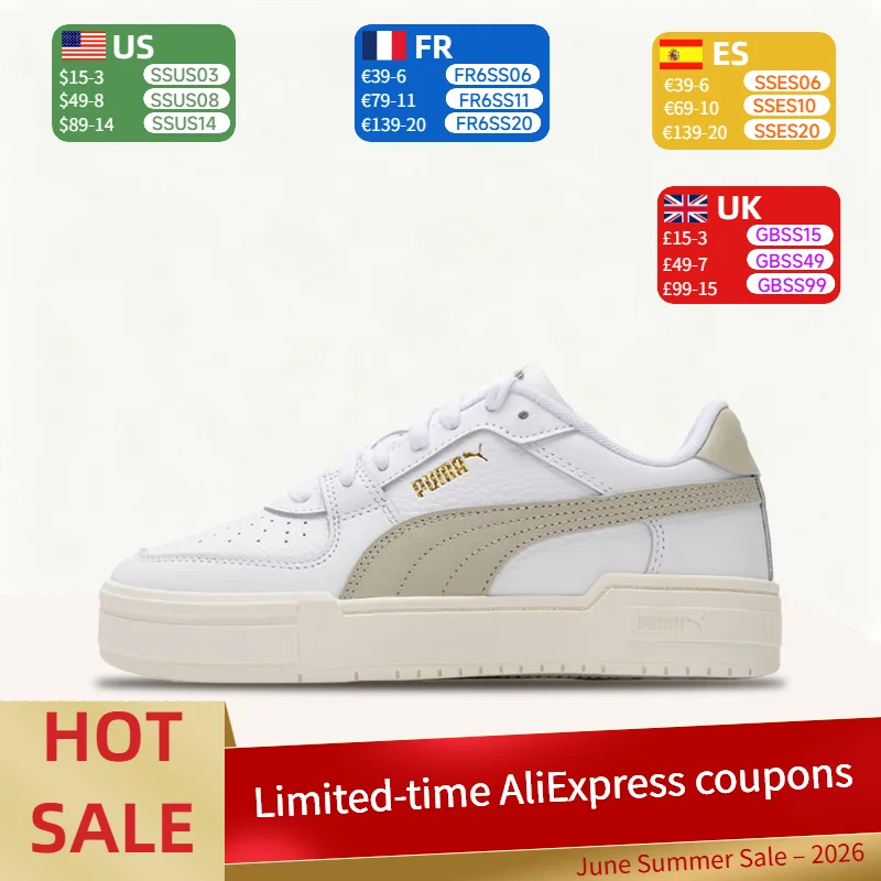 Puma Ca Pro Classic: Minimalist, Durable, Cushioned, Comfortable, Supportive Low-Top Sneakers (Unisex, White) 380190-56
Puma Ca Pro Classic: Minimalist, Durable, Cushioned, Comfortable, Supportive Low-Top Sneakers (Unisex, White) 380190-56