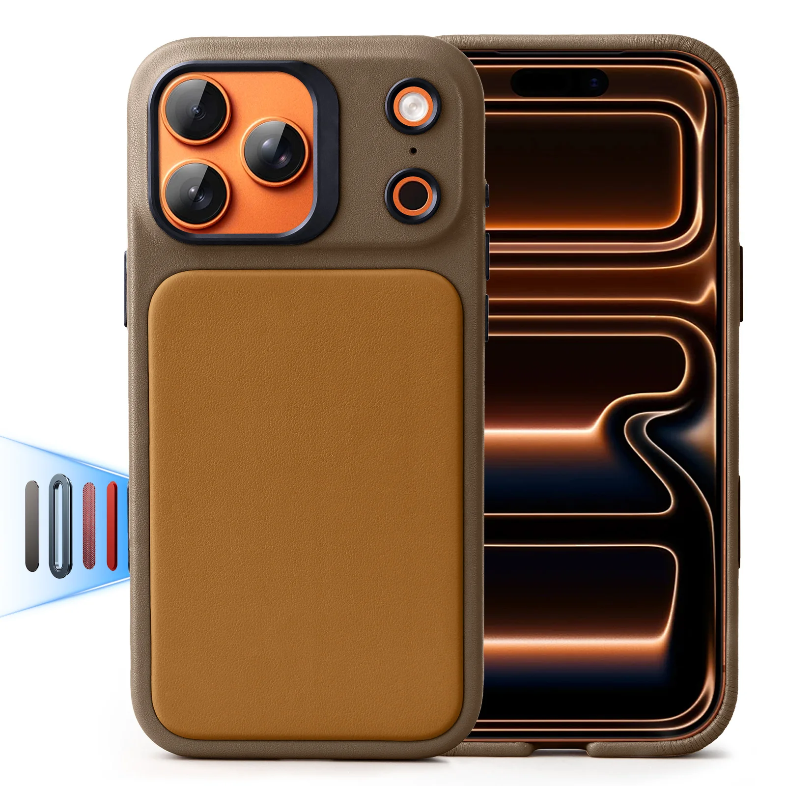 Oatsbasf Sleek Modern Phone Case for iPhone 17 Pro Max / 17 Pro Drop Protection Leather Phone Cover Fit for Magsafe Accessories
Oatsbasf Sleek Modern Phone Case for iPhone 17 Pro Max / 17 Pro Drop Protection Leather Phone Cover Fit for Magsafe Accessories