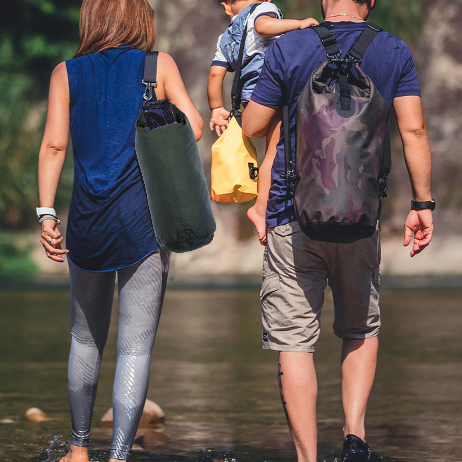 70L Swimming Bag Waterproof Portable Storage Beach Boating Kayaking Sailing Canoeing Surfing 210T Polyester Outdoor
70L Swimming Bag Waterproof Portable Storage Beach Boating Kayaking Sailing Canoeing Surfing 210T Polyester Outdoor