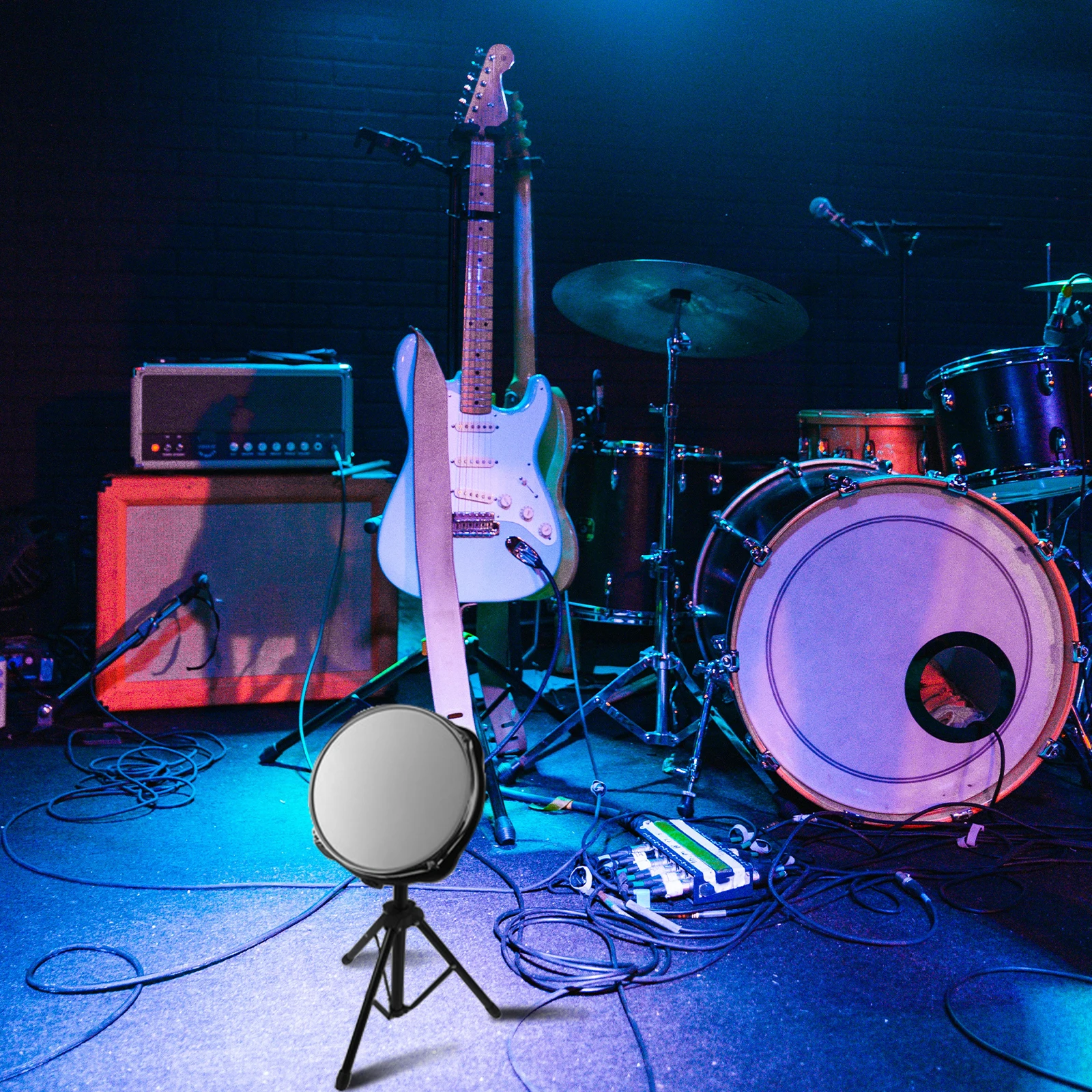 1 pc Portable Dumb Drum Practice Mat Creative Percussion Instrument Accessory Lightweight Durable Drumming Trainer Silent Mute
1 pc Portable Dumb Drum Practice Mat Creative Percussion Instrument Accessory Lightweight Durable Drumming Trainer Silent Mute