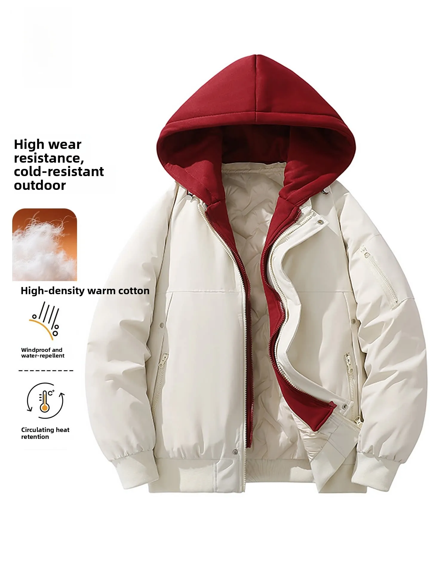 Мужская утепленная хлопковая куртка Nainilu для активного отдыха, ветрозащитная, с капюшоном, повседневная, модная, теплая, осенне-зимняя верхняя одежда
Мужская утепленная хлопковая куртка Nainilu для активного отдыха, ветрозащитная, с капюшоном, повседневная, модная, теплая, осенне-зимняя верхняя одежда