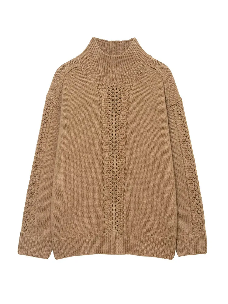 HH Woman Fashion Winter Long Sleeves Half Turtleneck Knitting Pullover Sweater Female Versatile Casual Street Style Sweater
HH Woman Fashion Winter Long Sleeves Half Turtleneck Knitting Pullover Sweater Female Versatile Casual Street Style Sweater