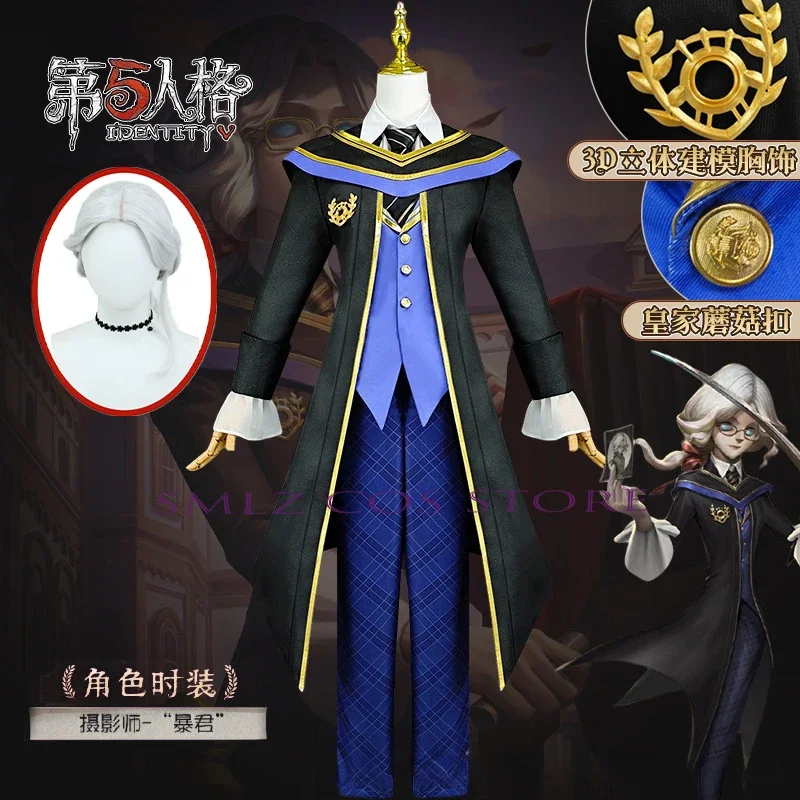 Tyrant Joseph Cosplay Game Identity V Cosplay Desaulniers Costume Supervisor Ivory Tower Joseph Photographer Uniform Suit
Tyrant Joseph Cosplay Game Identity V Cosplay Desaulniers Costume Supervisor Ivory Tower Joseph Photographer Uniform Suit