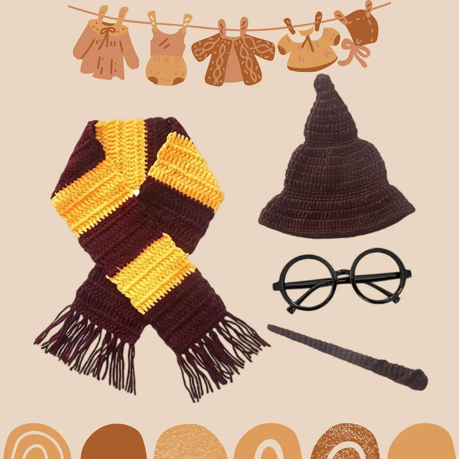 4x Newborn Photography Props Background Pretend Play Newborn Crochet Costume for Bedroom Studio Pictures Photos Photoshoot
4x Newborn Photography Props Background Pretend Play Newborn Crochet Costume for Bedroom Studio Pictures Photos Photoshoot