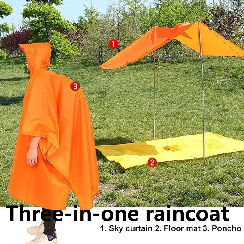 New 3 in 1 Men's Raincoat with Hood Waterproof Rain Resistant Adult Raincoat Waterproof Poncho Adult Big Size Raincoat XYJ03 
New 3 in 1 Men's Raincoat with Hood Waterproof Rain Resistant Adult Raincoat Waterproof Poncho Adult Big Size Raincoat XYJ03