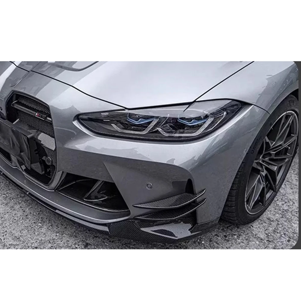 4PCS Dry Carbon Canards Diffuser Spoiler Body Kit Side Fin Flaps For BMW M3 M4 G80 G82 G83 2021-UP Front Bumper Splitter Canards
4PCS Dry Carbon Canards Diffuser Spoiler Body Kit Side Fin Flaps For BMW M3 M4 G80 G82 G83 2021-UP Front Bumper Splitter Canards