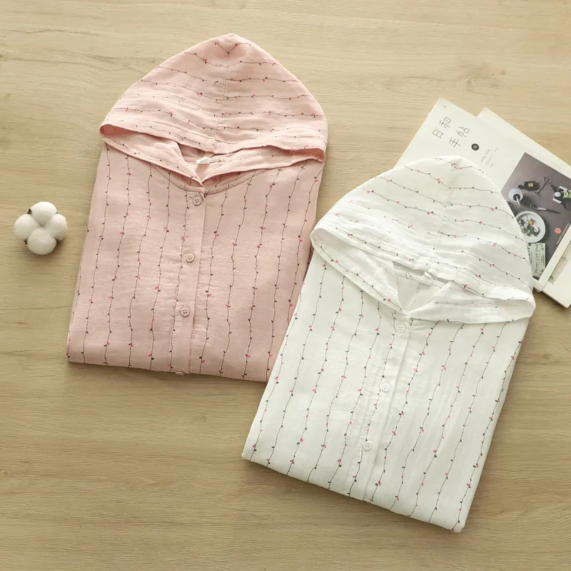 100% Cotton Yarn Loose Hooded Shirts for Women Autumn Spring Casual Blouses Females Hoodies Classic Art Oversized Tops
100% Cotton Yarn Loose Hooded Shirts for Women Autumn Spring Casual Blouses Females Hoodies Classic Art Oversized Tops
