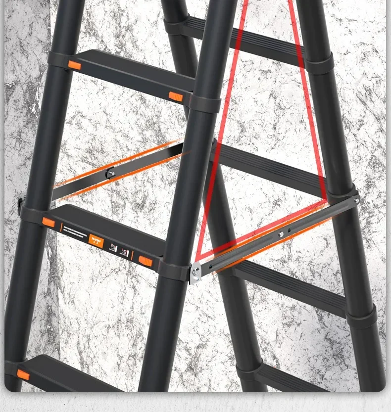 For Aluminum Telescopic Ladder Type A Portable Folding Ladder For Outdoor Work Home Use With Balance Barladder Rack
For Aluminum Telescopic Ladder Type A Portable Folding Ladder For Outdoor Work Home Use With Balance Barladder Rack