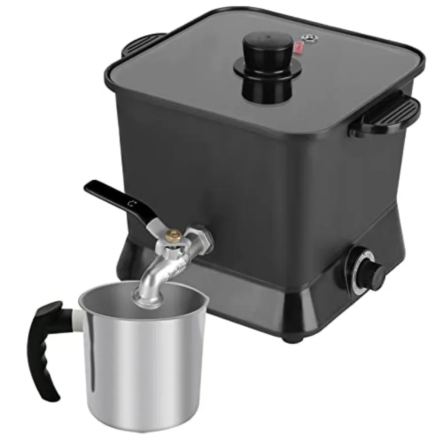 Sutomlo Large 4.5 Qts Electric Wax Melter for Candle Making Candle Wax Melting Pot with Temperature Control and Pour Spout for
Sutomlo Large 4.5 Qts Electric Wax Melter for Candle Making Candle Wax Melting Pot with Temperature Control and Pour Spout for