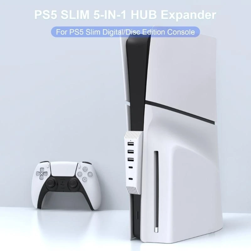 E56B Multiports USB Expansion Gaming Dock Hub Adapter Suitable For Slim High Speed Charging Controller Stand With Cooling Fan
E56B Multiports USB Expansion Gaming Dock Hub Adapter Suitable For Slim High Speed Charging Controller Stand With Cooling Fan
