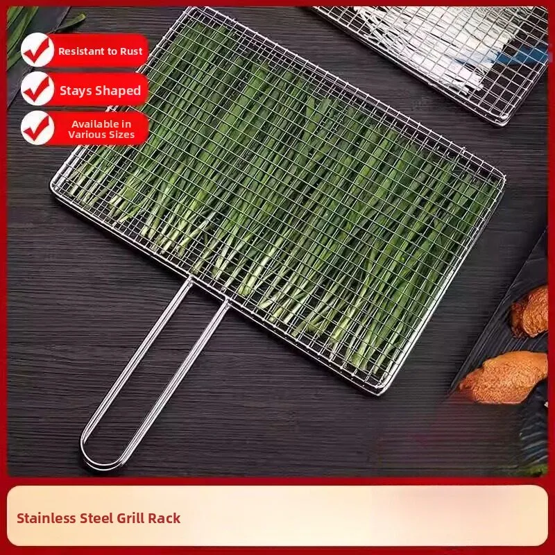 Stainless Steel Rectangular Barbecue Net Outdoor Kitchen Cooking Tool for Grilling Fish And Vegetables Barbecue E...
Stainless Steel Rectangular Barbecue Net Outdoor Kitchen Cooking Tool for Grilling Fish And Vegetables Barbecue E...
