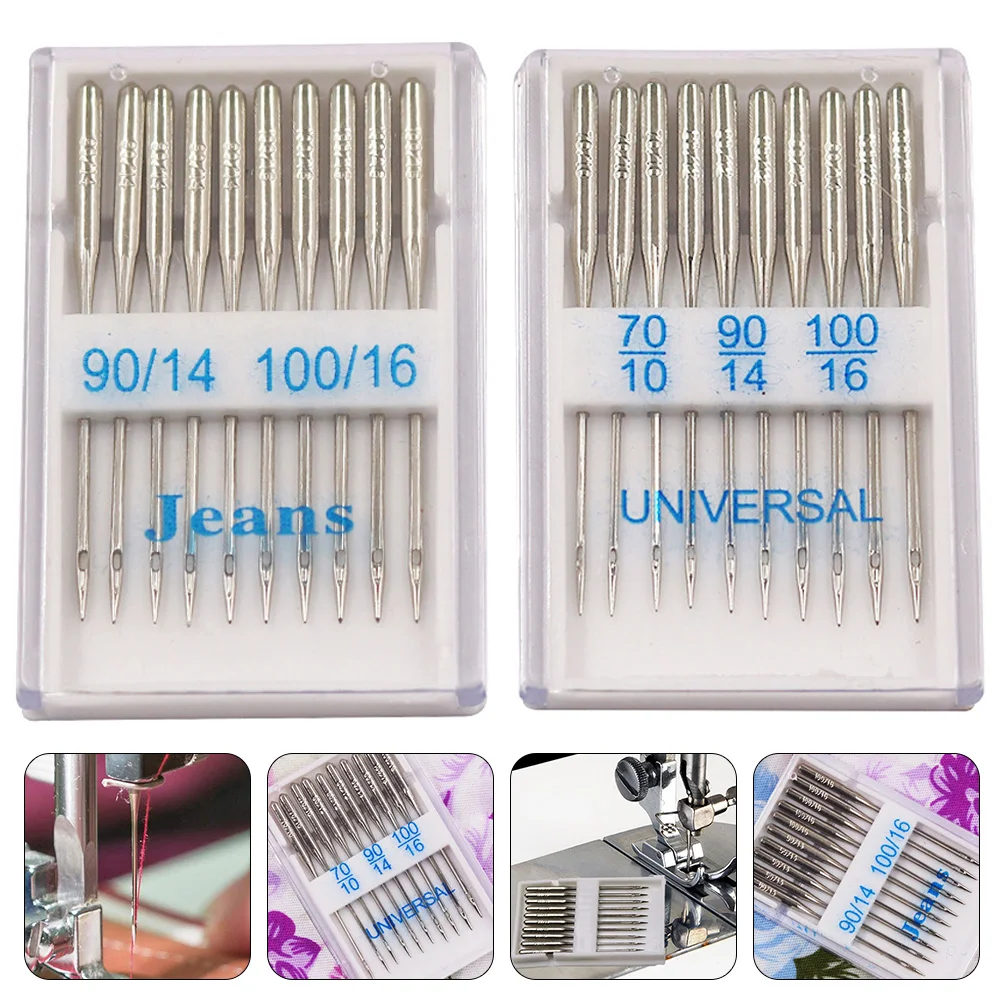 2 Boxes Sewing Machine Accessories Needles Quilting Machines Household Stiching Home Replacement Stainless Steel
2 Boxes Sewing Machine Accessories Needles Quilting Machines Household Stiching Home Replacement Stainless Steel