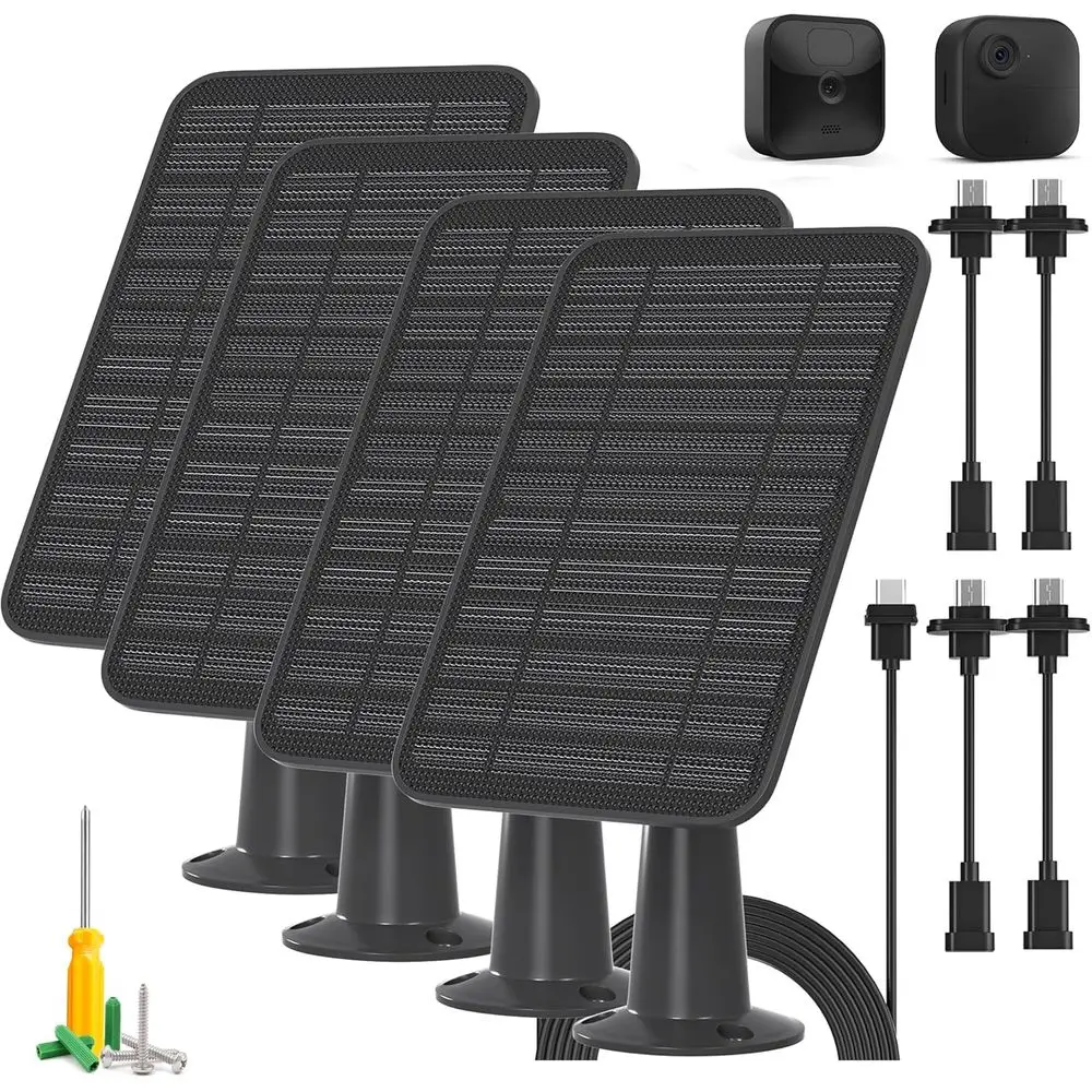 Wireless Security Camera System, 2K Resolution, 4th Gen Outdoor Cameras, 3rd Gen XT3 & XT2, 5W Panel with 13.1ft Cable, Waterpro
Wireless Security Camera System, 2K Resolution, 4th Gen Outdoor Cameras, 3rd Gen XT3 & XT2, 5W Panel with 13.1ft Cable, Waterpro