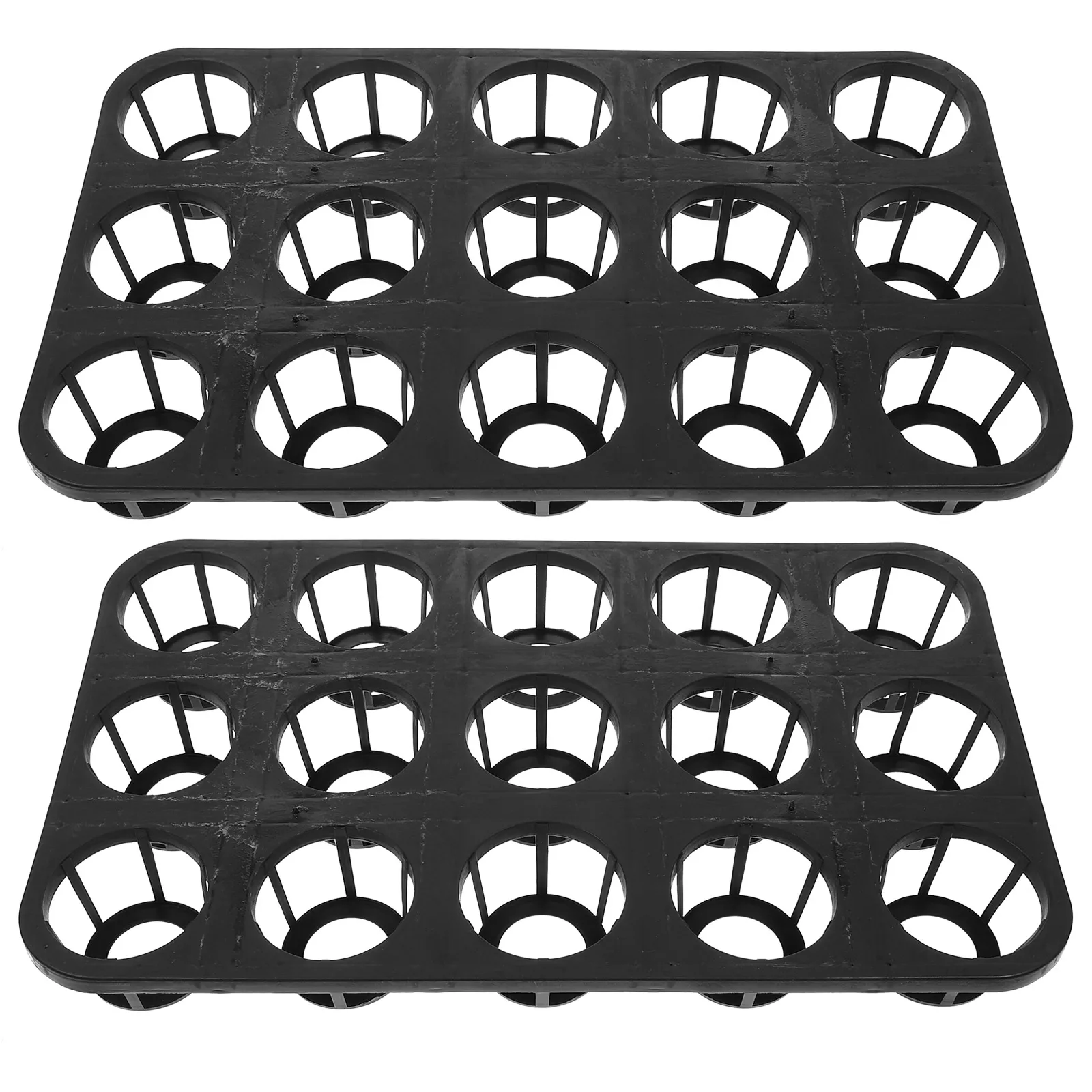 2pcs Seedling Durable PP Material 15 Hole Design Easy Use Corrosion Resistance Breathable Planting Mesh Garden Trays for Plants
2pcs Seedling Durable PP Material 15 Hole Design Easy Use Corrosion Resistance Breathable Planting Mesh Garden Trays for Plants