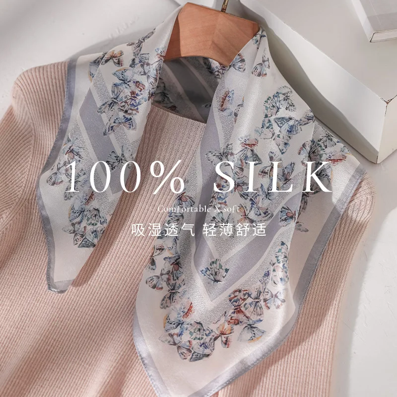 100% Silk Scarf Print Hijab Hair Band Woman Luxury Bandana Neckerchief Headscarf Shawls Ribbon Hair Scarf Brands
100% Silk Scarf Print Hijab Hair Band Woman Luxury Bandana Neckerchief Headscarf Shawls Ribbon Hair Scarf Brands