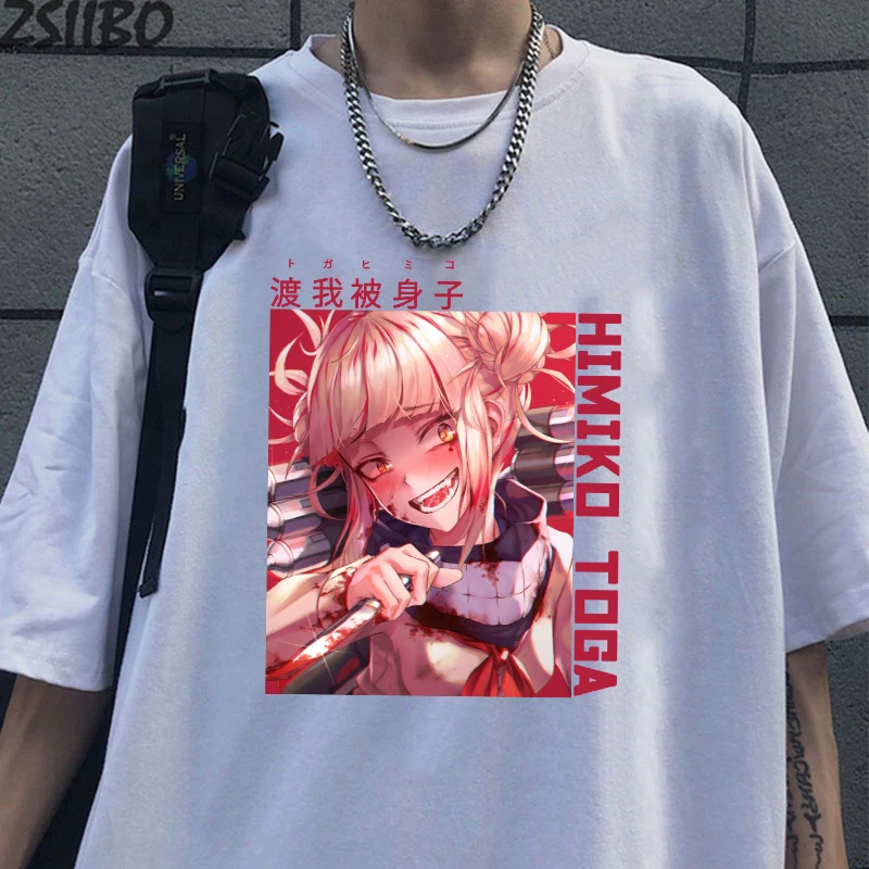 Fashion Himiko Toga Printed Short Sleeve Anime T-shirt For Women Summer Casual T-shirts Creative Personalized Tee Tops
Fashion Himiko Toga Printed Short Sleeve Anime T-shirt For Women Summer Casual T-shirts Creative Personalized Tee Tops