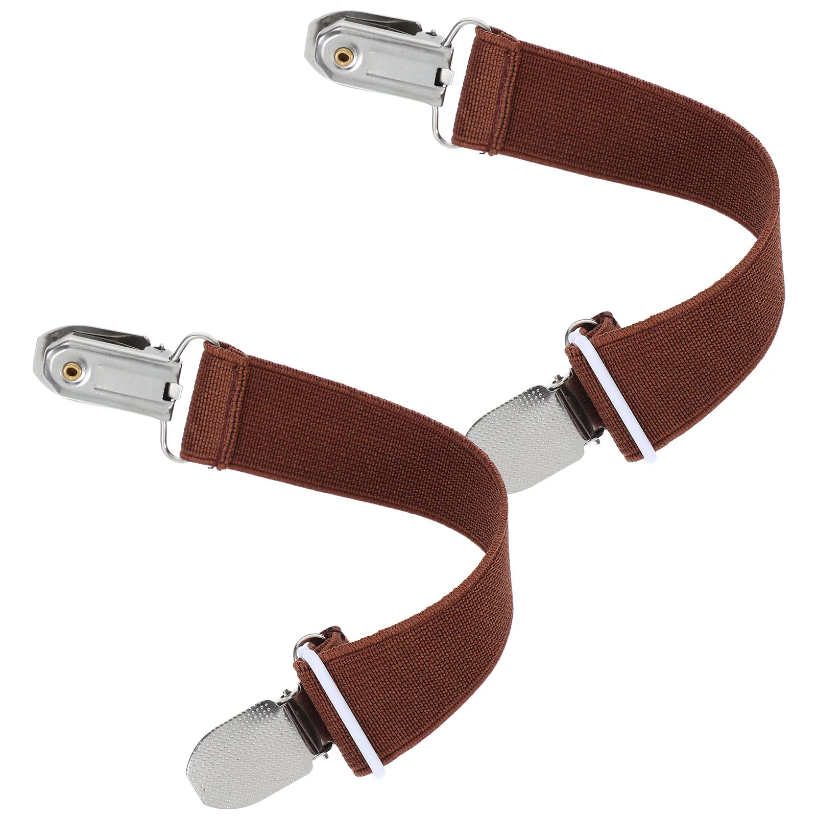 Multifunctional Elastic Pant Clips Adjustable Grippers for Cycling Pants Sofas Bedspreads Brown Durable Metal Elastic Versatile
Multifunctional Elastic Pant Clips Adjustable Grippers for Cycling Pants Sofas Bedspreads Brown Durable Metal Elastic Versatile
