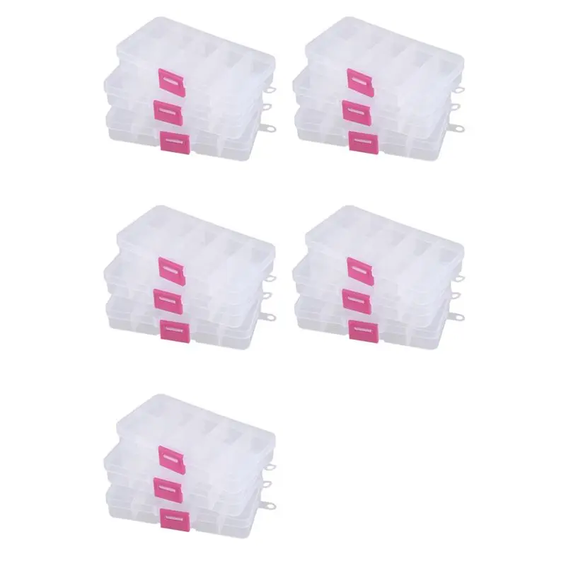 【Обязательно к покупке】Набор из 15 пластиковых коробок-органайзеров на 10 ячеек для электронных компонентов
【Обязательно к покупке】Набор из 15 пластиковых коробок-органайзеров на 10 ячеек для электронных компонентов