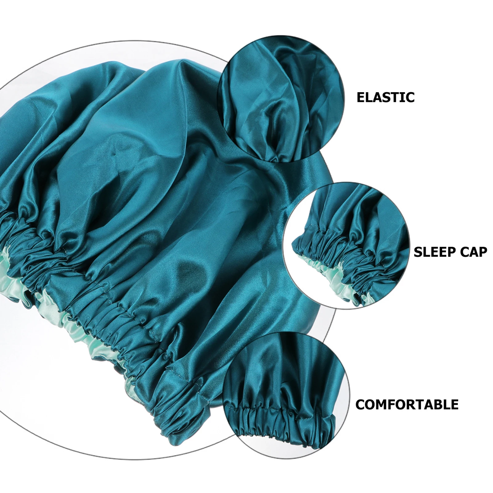 Satin Sleep Cap Lightweight Breathable Hair Care Night Hat Elastic Bonnets Women Bath Caps Comfortable Skin Friendly Style
Satin Sleep Cap Lightweight Breathable Hair Care Night Hat Elastic Bonnets Women Bath Caps Comfortable Skin Friendly Style