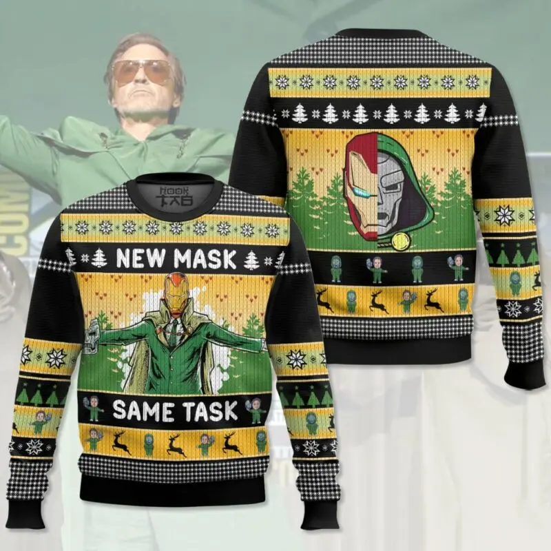 Marvel Iron Man and Stan Lee Christmas Ugly Sweater Helmet Green Snowflake Christmas Tree Reindeer Funny Creative Unique
Marvel Iron Man and Stan Lee Christmas Ugly Sweater Helmet Green Snowflake Christmas Tree Reindeer Funny Creative Unique