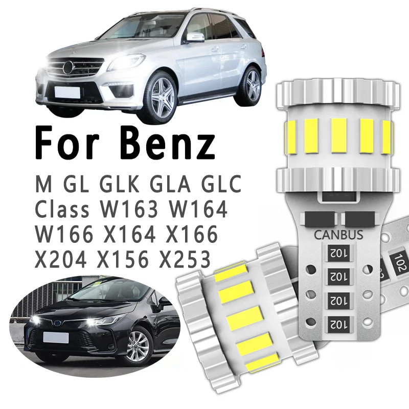 2Pcs T10 Bulbs LED Parking Lamp For Mercedes Benz M GL GLK GLA GLC Class W163 W164 W166 X164 X166 X204 X156 X253 Clearance Light
2Pcs T10 Bulbs LED Parking Lamp For Mercedes Benz M GL GLK GLA GLC Class W163 W164 W166 X164 X166 X204 X156 X253 Clearance Light