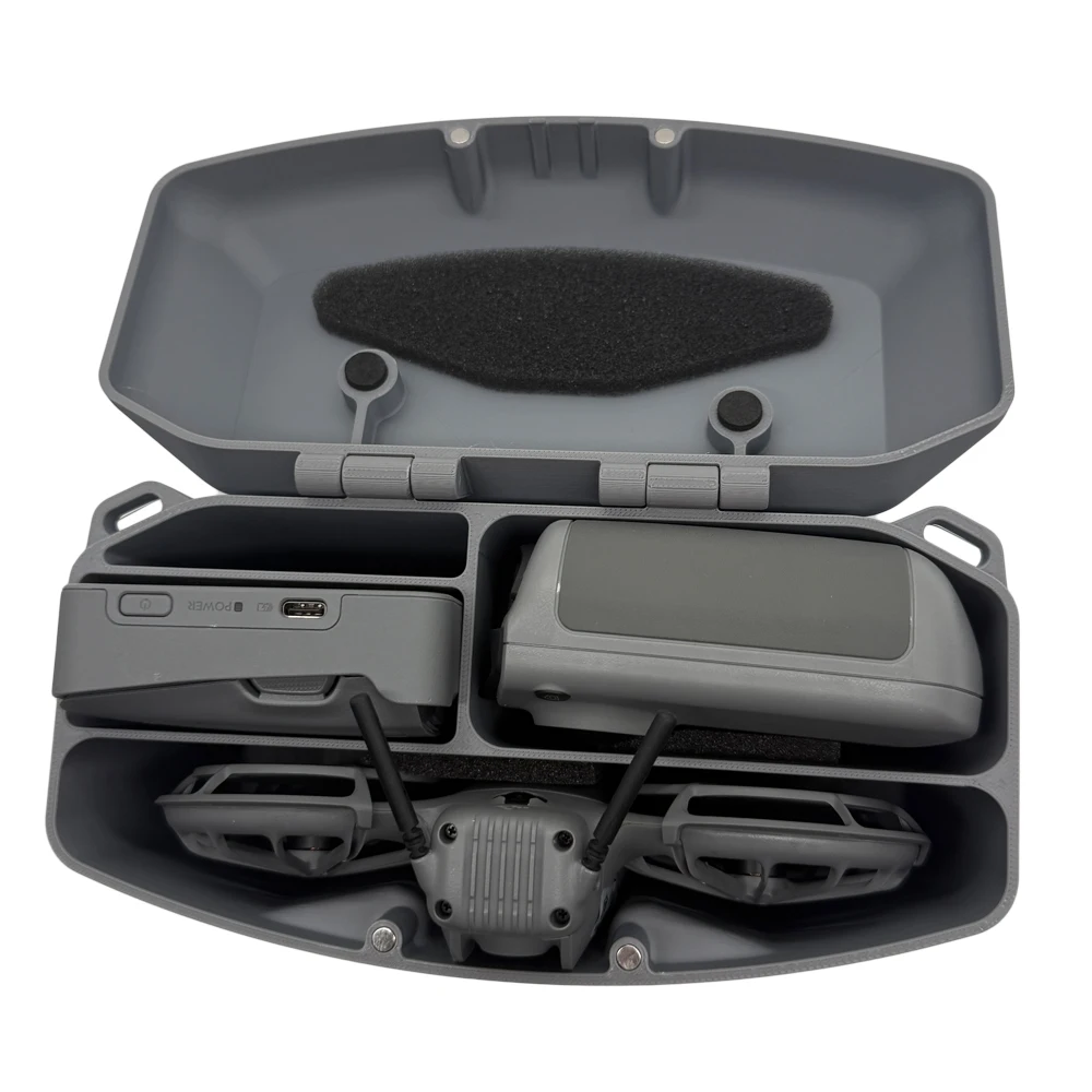 Hard Carrying Case for DJI Neo 2 3D Printed Protective Storage Box with Magnetic Lid Adjustable Strap
Hard Carrying Case for DJI Neo 2 3D Printed Protective Storage Box with Magnetic Lid Adjustable Strap