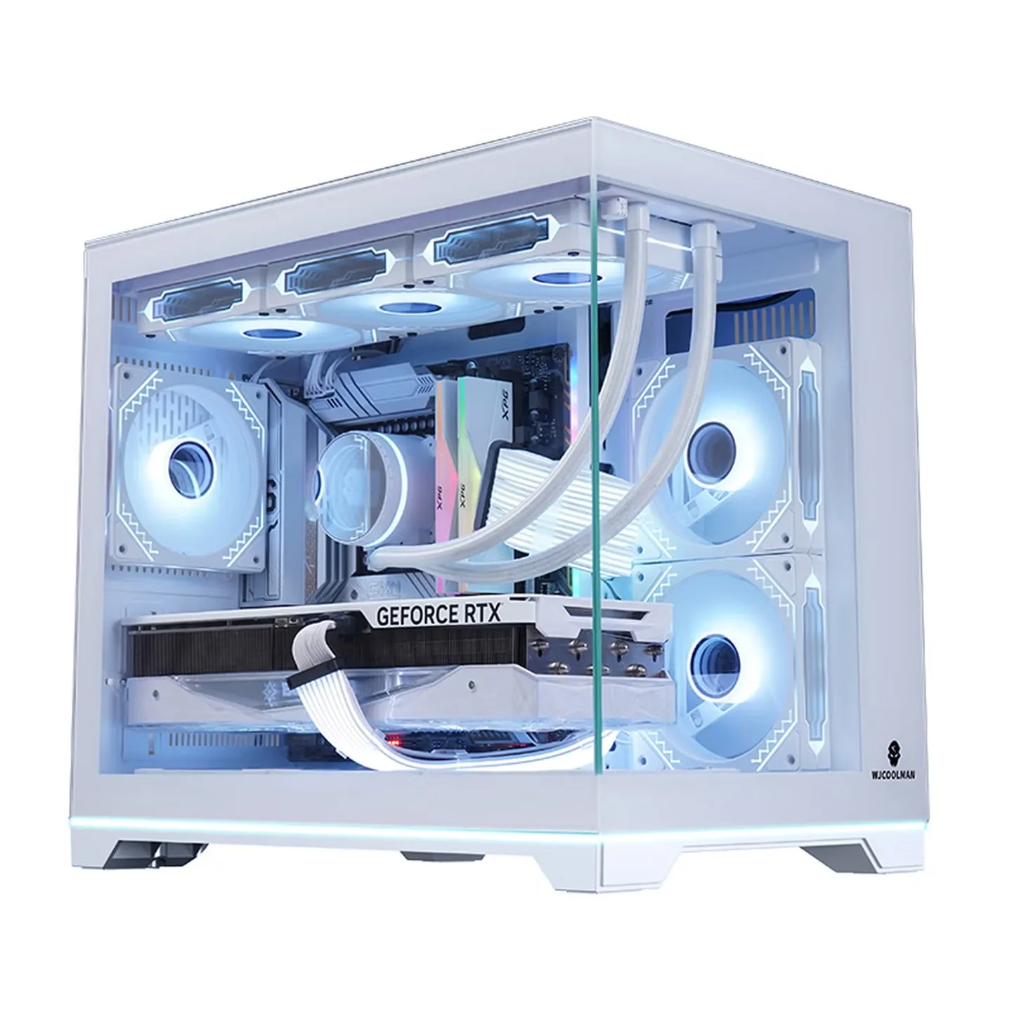 WJCOOLMAN Lonely Warrior Rainbow Edition ARGB Light Strip Корпус для компьютера для прибрежной комнаты 360 с водяным охлаждением/материнская плата M-ATX
WJCOOLMAN Lonely Warrior Rainbow Edition ARGB Light Strip Корпус для компьютера для прибрежной комнаты 360 с водяным охлаждением/материнская плата M-ATX