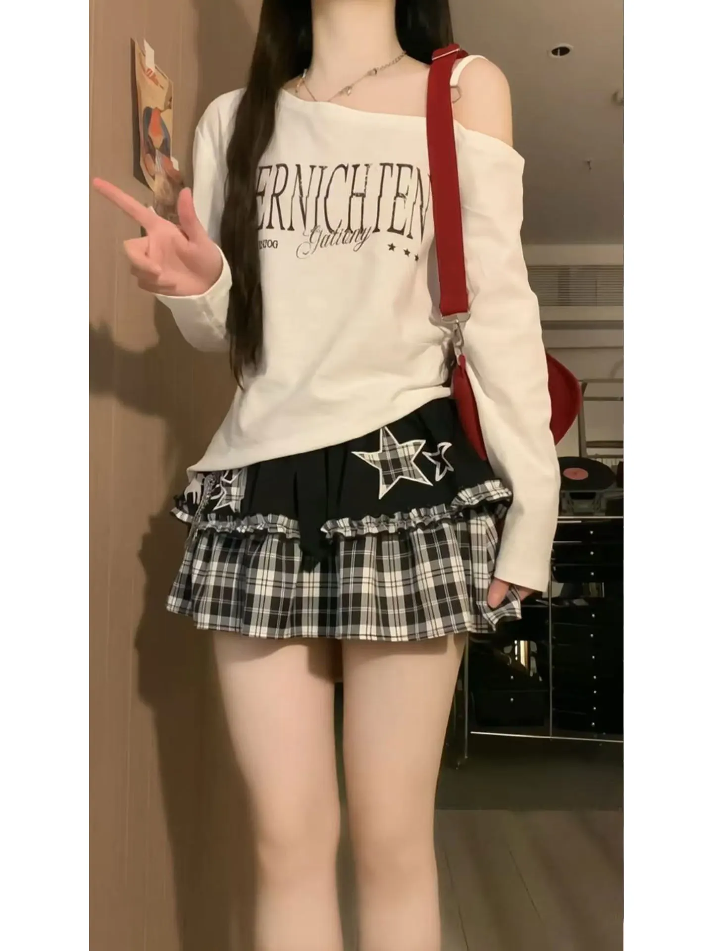 TINIKENG Women's Summer Plaid Skirt Fashionable Versatile Cake Design Half-length Bicolor Splicing Puffy Skirts
TINIKENG Women's Summer Plaid Skirt Fashionable Versatile Cake Design Half-length Bicolor Splicing Puffy Skirts