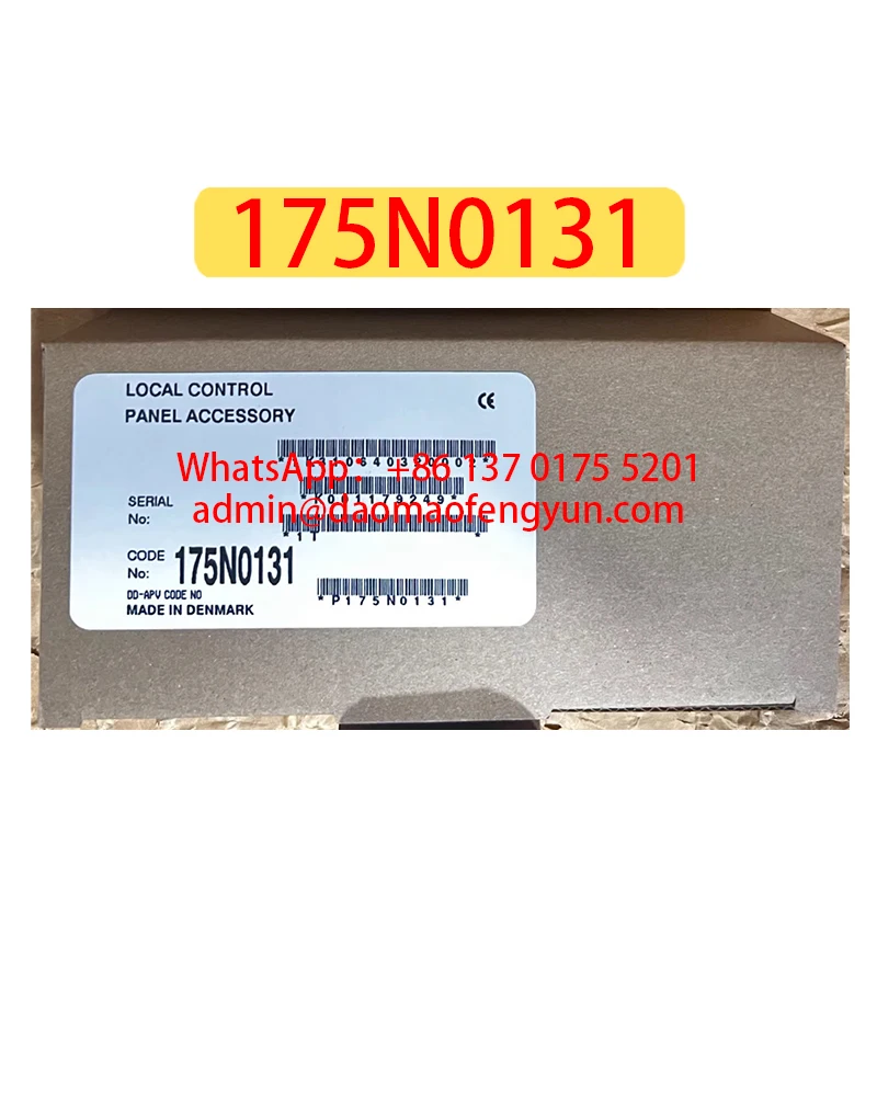 175N0131 Brand New VLT2800 Inverter Advanced LCD Panel LCP2,Fast shipping 
175N0131 Brand New VLT2800 Inverter Advanced LCD Panel LCP2,Fast shipping