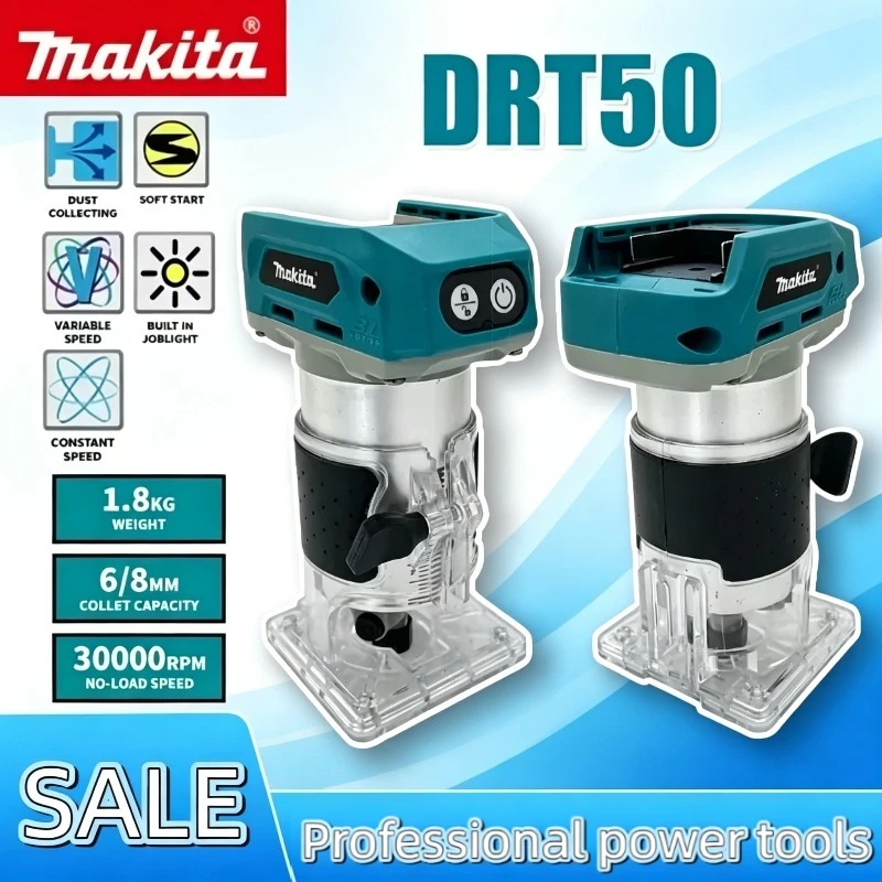 Makita DRT50 Edge trimmer 18V LXT Brushless Cordless Trimmer, Motor, Professional Rechargeable Slotting and Milling Tool
Makita DRT50 Edge trimmer 18V LXT Brushless Cordless Trimmer, Motor, Professional Rechargeable Slotting and Milling Tool