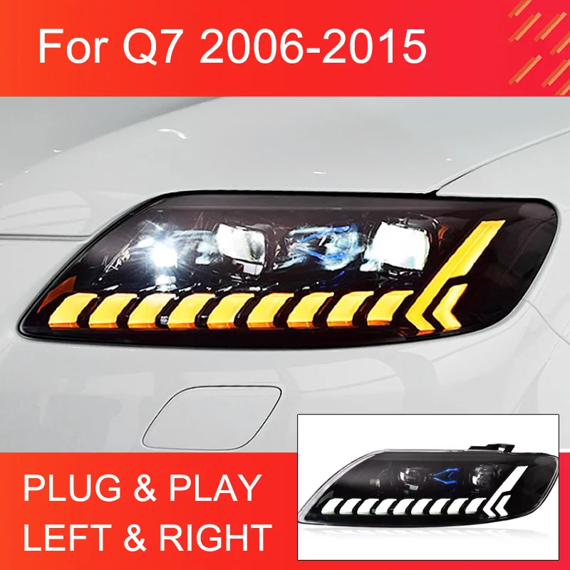 1 пара светодиодных фар в сборе для Audi Q7 2006-2009 2010-2015, фары Plug and Play с полностью светодиодными обновленными налобными фарами
1 пара светодиодных фар в сборе для Audi Q7 2006-2009 2010-2015, фары Plug and Play с полностью светодиодными обновленными налобными фарами