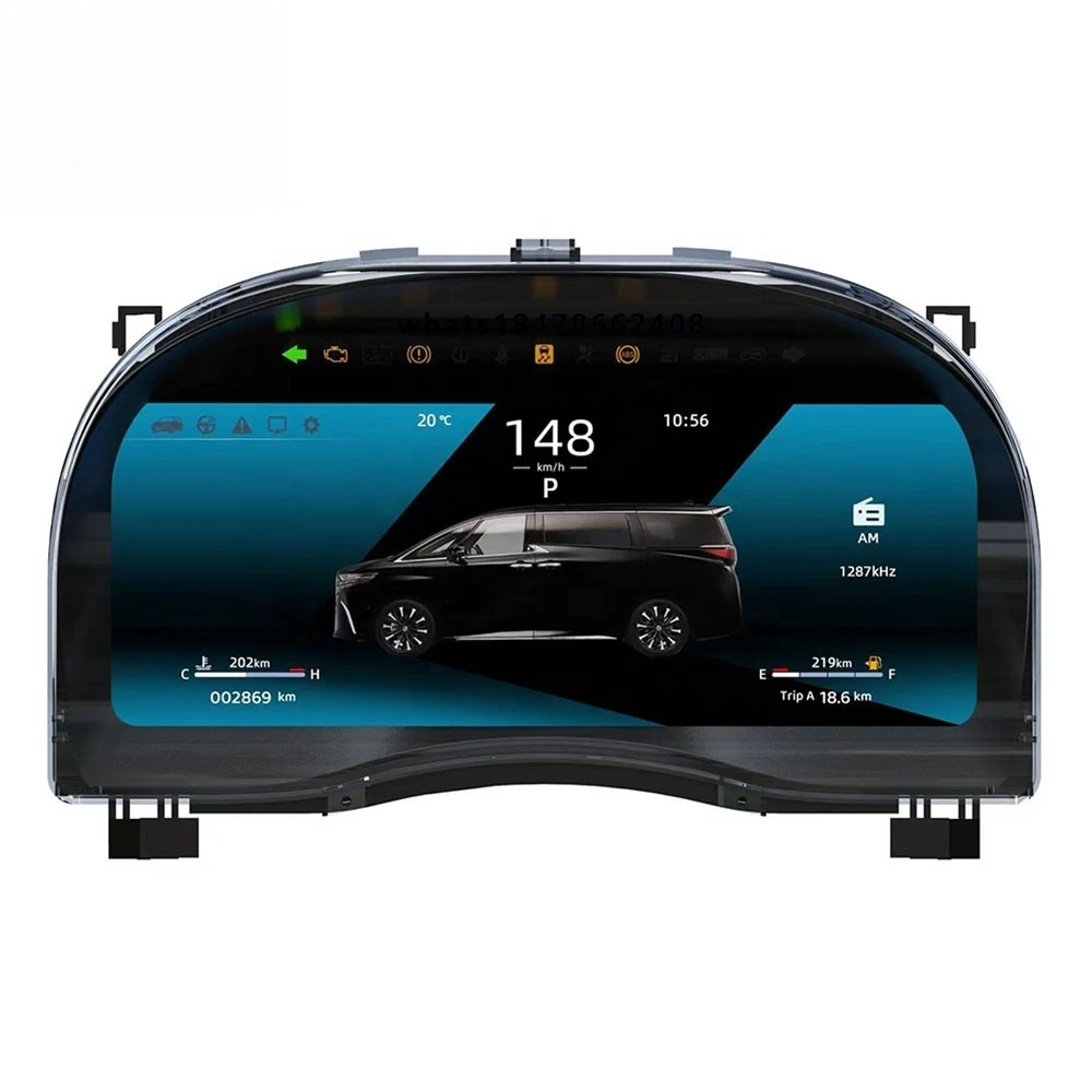 Car Digital Cluster LCD Speedometer Instrument Dashboard for Alphard 20 Series 30 Upgraded 40 Series
Car Digital Cluster LCD Speedometer Instrument Dashboard for Alphard 20 Series 30 Upgraded 40 Series