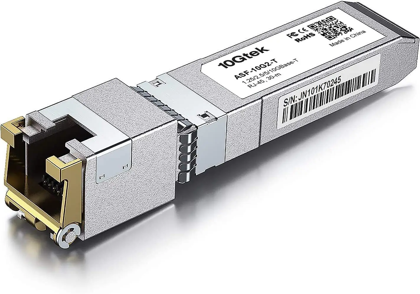 10GBase-T Cisco SFP-10G-T-S Ubiquiti Mikrotik совместимый трансивер, 10G SFP + RJ-45 1,25/2,5/5/10G-T CAT.6a медный Трансивер
10GBase-T Cisco SFP-10G-T-S Ubiquiti Mikrotik совместимый трансивер, 10G SFP + RJ-45 1,25/2,5/5/10G-T CAT.6a медный Трансивер