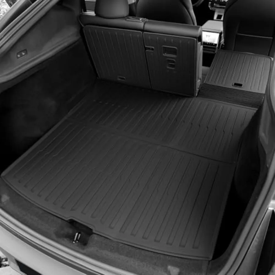 Cargo Mat for 2025 2026 Tesla Model Y Juniper Full Coverage All Weather Trunk Liner with Backrest Protectors for 5 Seat Models
Cargo Mat for 2025 2026 Tesla Model Y Juniper Full Coverage All Weather Trunk Liner with Backrest Protectors for 5 Seat Models