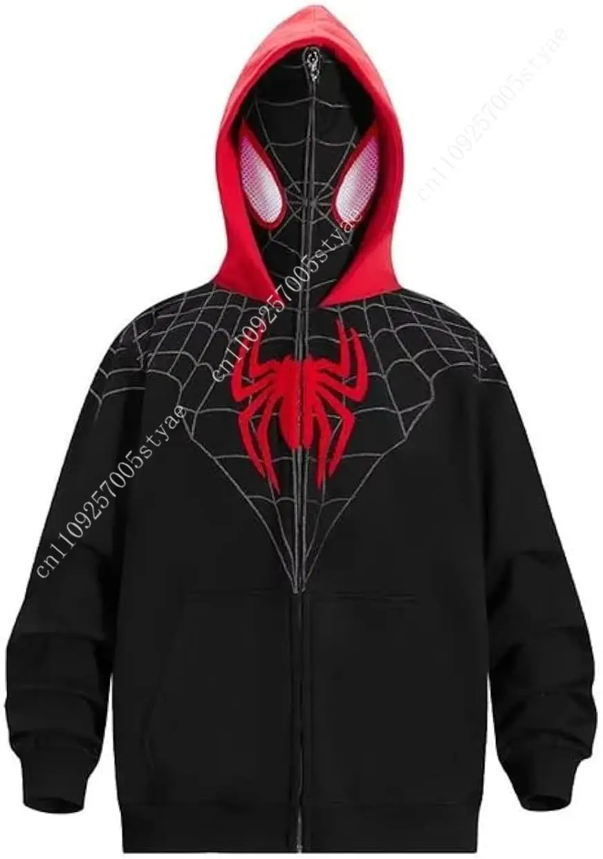 Marvel Spider Hoodies Unisex Oversize Goth Jacket Y2K Punk Streetwear Zip Up Hoodie Spider caps
Marvel Spider Hoodies Unisex Oversize Goth Jacket Y2K Punk Streetwear Zip Up Hoodie Spider caps