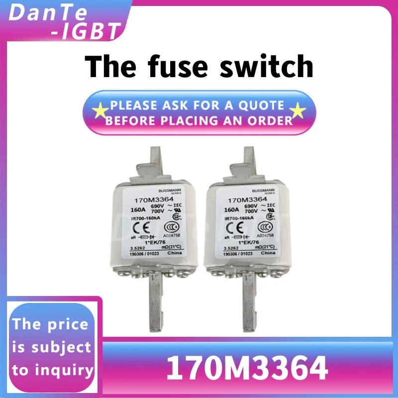 170M3364 new module high power current limiting fuse base original spot
170M3364 new module high power current limiting fuse base original spot